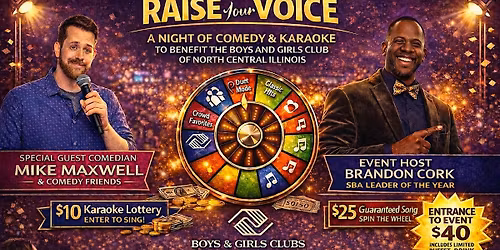 Raise Your Voice - A night of Comedy & Karaoke