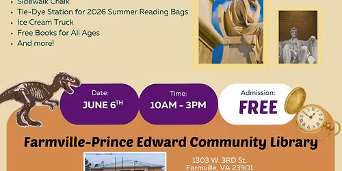 Farmville-Prince Edward Summer Reading Kick Off