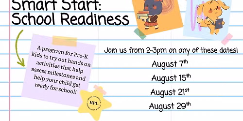 \ud83d\udca1\ud83e\udde0\u270e Smart Start: School Readiness \ud83c\udf92\ud83c\udfeb\ud83d\udcd6