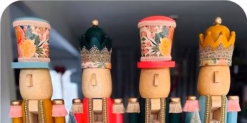 Painted Holiday Nutcrackers