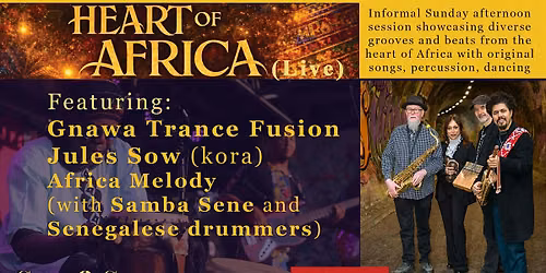 Sunday World Music Sessions: Heart of Africa (Live)