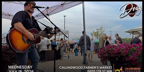 Doug Robb at Callingwood Farmer's Market, Edmonton, AB