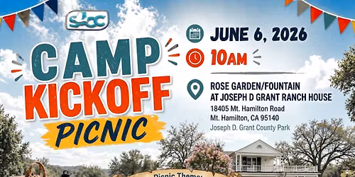 \ud83c\udf3f\u2728  SJCC Annual Picnic \/ Camp Kickoff - "The Winding Way"  \u2728\ud83c\udf3f - June 6, 2026