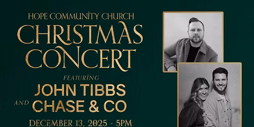 John Tibbs + Chase & Co. Christmas Concert