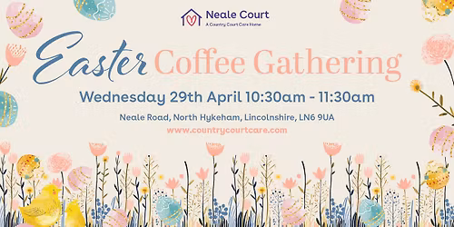 Easter Coffee Gathering at Neale Court Care Home