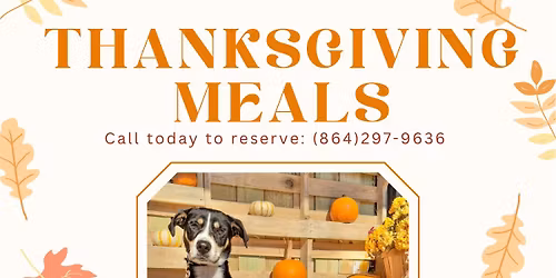 Thanksgiving to-go meals