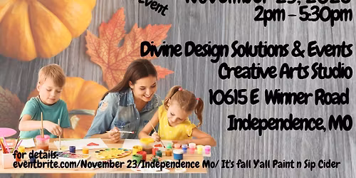 It\u2019s Fall Y\u2019all Paint and Sip Cider 