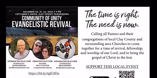 Community of Unity revival GCS 