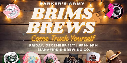 BRIMS + BREWS | A TRUCKER HAT POP UP BAR