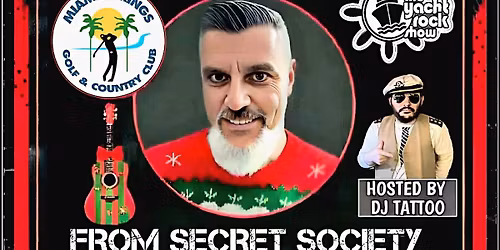 DJ TATTOO Holiday Yacht Rock Party with Rudy Gil Live in Concert On The Courtyard. Yachty Christmas