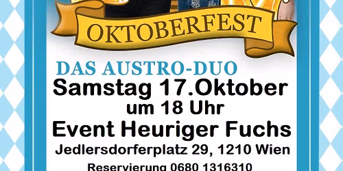 Oktoberfest beim Heuriger Fuchs mit Alex Ribisch & Eveline Schauer LIVE