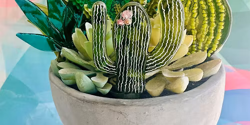 Fused Glass Cactus & Succulent Pot Workshop
