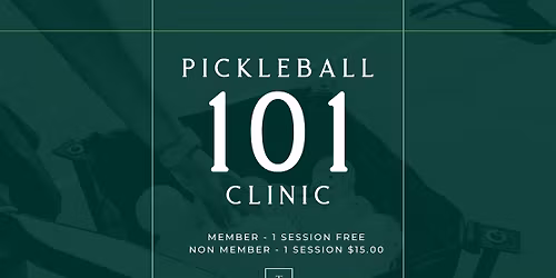 Pickleball 101 Clinic