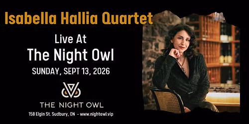 Isabella Hallia Quartet Live at The Night Owl
