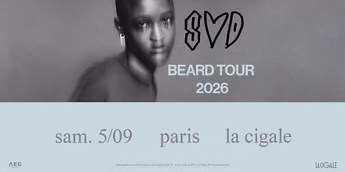 Syd \u2022 La Cigale, Paris \u2022 5 septembre 2026