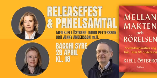 Releasefest f\u00f6r Mellan makten och r\u00f6relsen