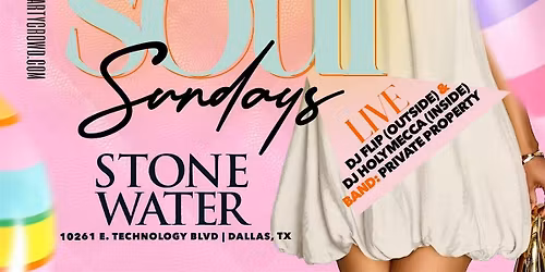 NEO SOUL SUNDAYS @ STONE WATER