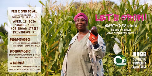 Let's Grow! An SCLT Earth Day Event