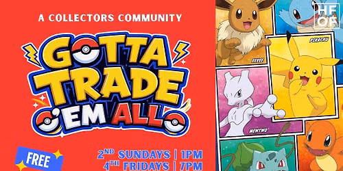 FREE EVENT- Pokemon Trade at the HOFF