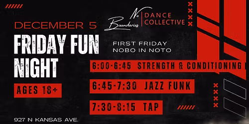 FRIDAY FUN NIGHT - December Edition