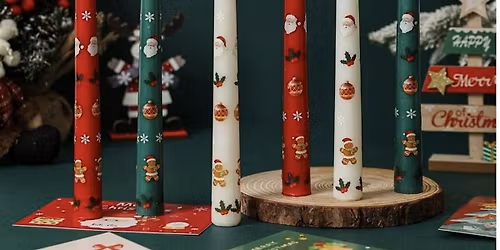 Christmas Candle Painting