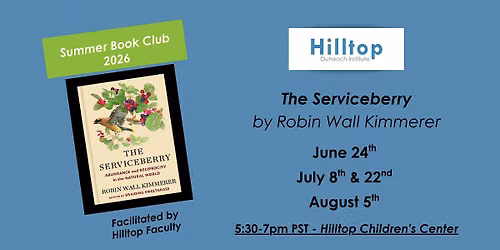 Outreach Institute Summer Book Club: The Serviceberry