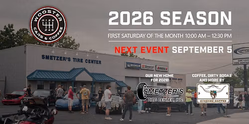 Wooster Cars and Coffee - Saturday September 5th