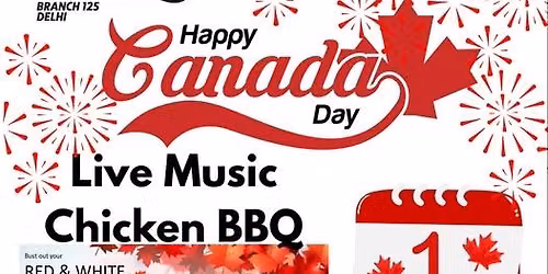 Canada Day with Jeff at the Delhi Legion