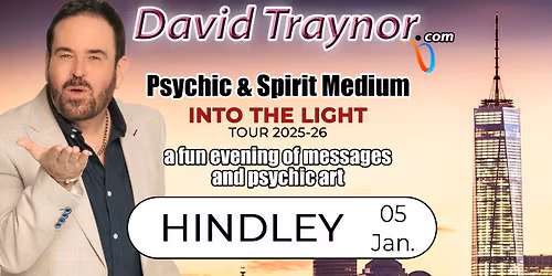 A fun evening of mediumship & psychic art in Hindley, Wigan with David Traynor.