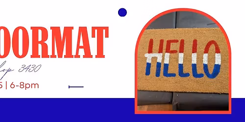 DIY Patriotic Doormat