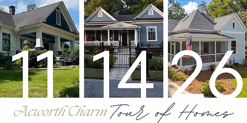 Acworth Charm Tour of Homes:  Presented by Brookwood Christian School