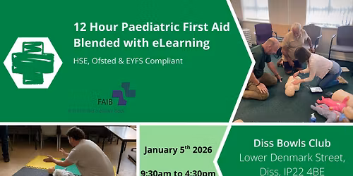12 Hour Paediatric First Aid Course
