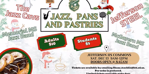 Jazz, Pans and Pastries!