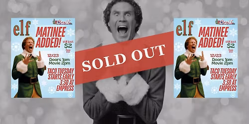 Watch Elf for $2 Tuesday at the Crest