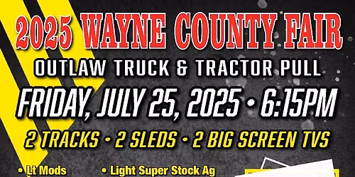 Outlaw Truck and Tractor Pull at Hancock County Fairgrounds