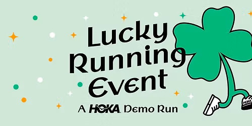 The Lucky Running Event - A Hoka Demo