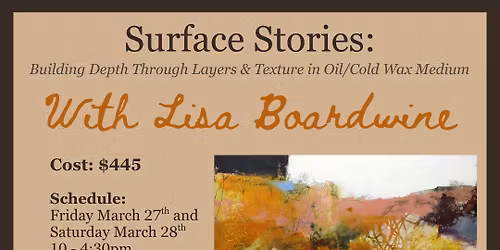 \u201cSurface Stories" with Lisa Boardwine