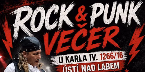 \ud83d\udd25 ROCK & PUNK VE\u010cER V \u00daST\u00cd! \ud83d\udd25
