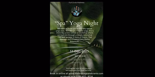 Yoga Spa Restorative TLC Workshop