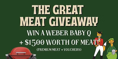 The Great Meat Giveaway ($2,000 worth)