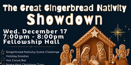 The Great Gingerbread Nativity Showdown at ULC!