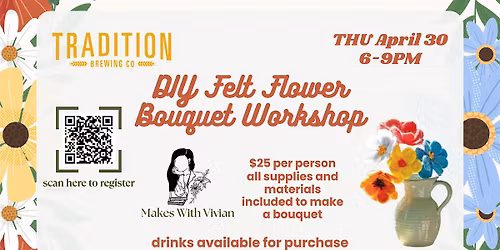 DIY Felt Flower Bouquet