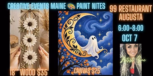 Paint night at 99 Restaurant AUGUSTA