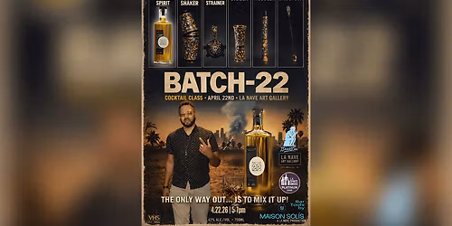 Cocktail Class-Batch 22 American Aquavit (Meet the Maker)