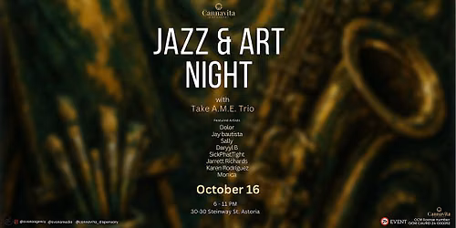Free Jazz, Art & Culture Night in Astoria | CANNAVITA Jazz & Art Night