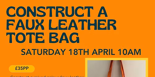 Faux Leather Tote Bag Workshop