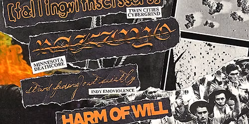 FALLINGWITHSCISSORS \/ RAKUYO \/ STARSFADINGOUTQUIETLY \/ HARM OF WILL @ATOMIC