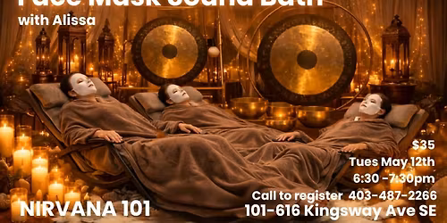 Collagen Face Mask Sound Bath with Alissa