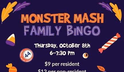 Monster Mash Family Bingo Night