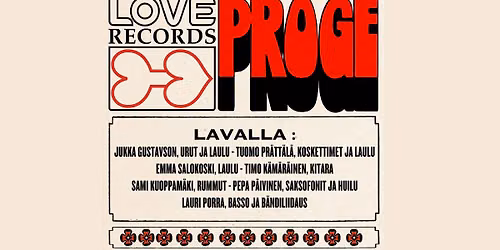 LoveProge | Tapiolasali | 9.9.2026